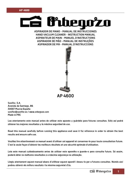 Orbegozo AP 4600