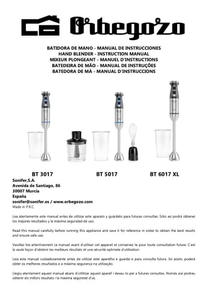 Orbegozo BT 5017