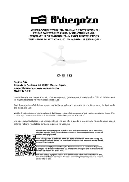 Orbegozo CP 131132