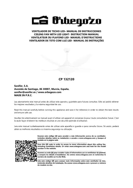 Orbegozo CP 132120