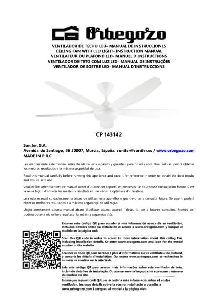Orbegozo CP 143142