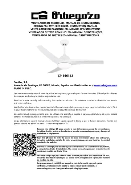 Orbegozo CP 146132
