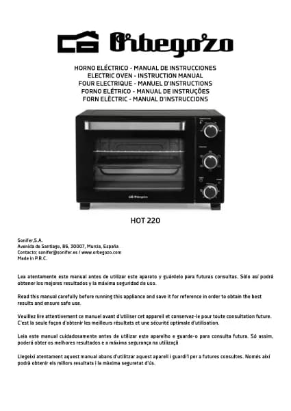 Orbegozo HOT 220