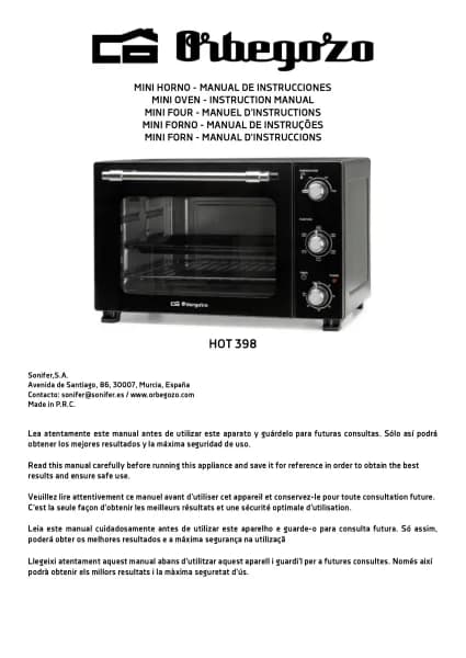 Orbegozo HOT 398