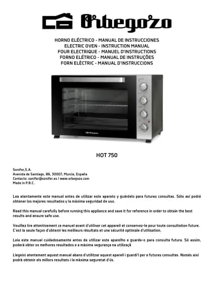 Orbegozo HOT 750