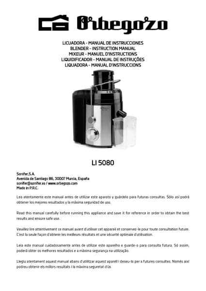 Orbegozo LI 5080