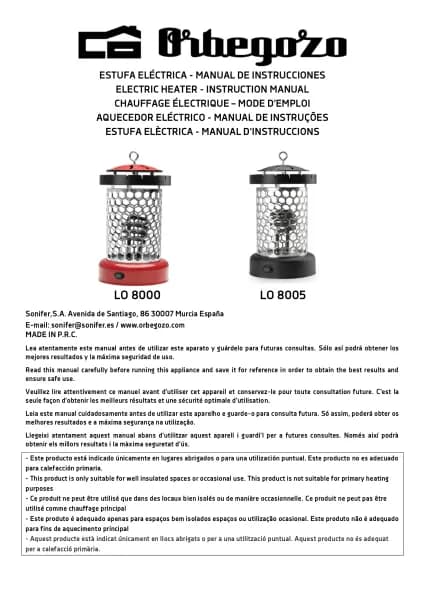 Orbegozo LO 8000