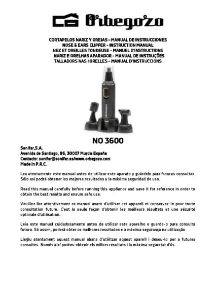 Orbegozo NO 3600