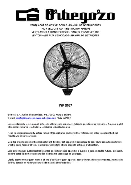 Orbegozo WF 0167