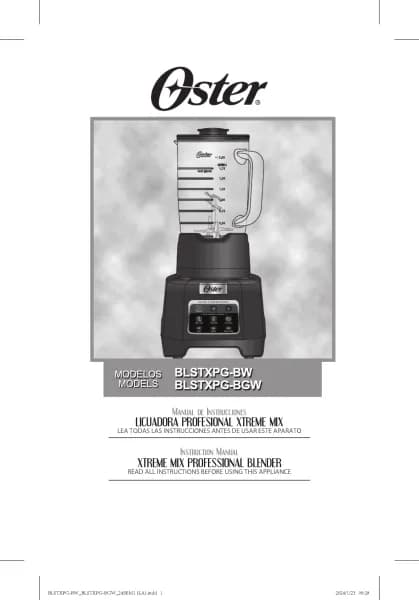 Oster Xtreme Mix BLSTXPG-BW