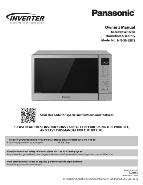 Panasonic NN-SNS6