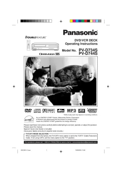 Panasonic PV-D744S