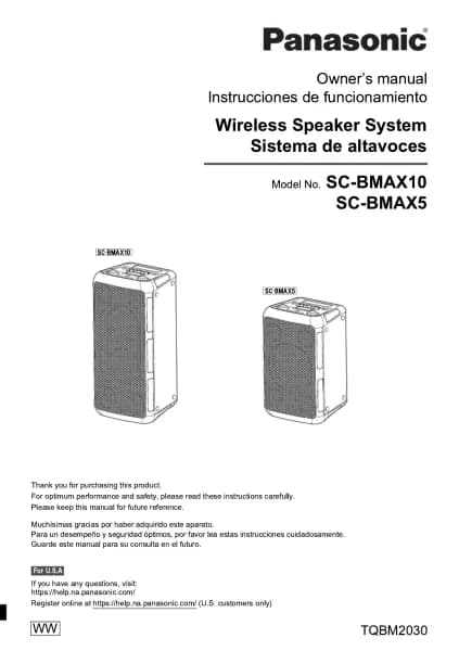 Panasonic SC-BMAX10