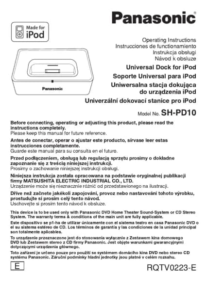 Panasonic SH-PD10
