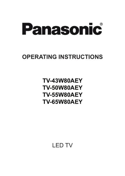 Panasonic TV-43W80AEY