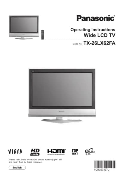 Panasonic TX-26LX62FA