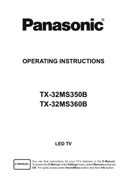 Panasonic TX-32MS350B