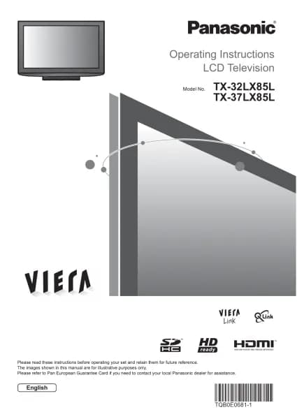 Panasonic TX-37LX85L