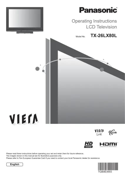 Panasonic Viera TX-26LXD80L