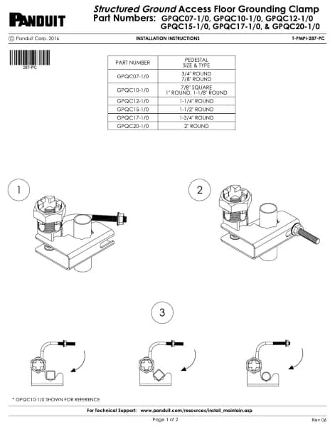 Panduit GPQC07-1/0