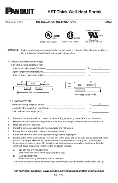 Panduit HST3.0-48-2