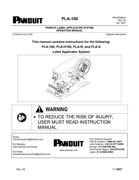 Panduit PLA-100