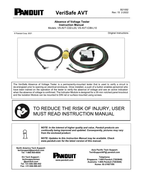 Panduit VS-AVT-C08-L10
