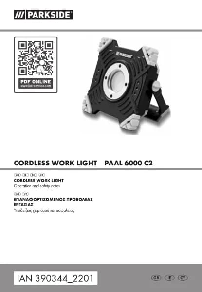 Parkside PAAL 6000 C2