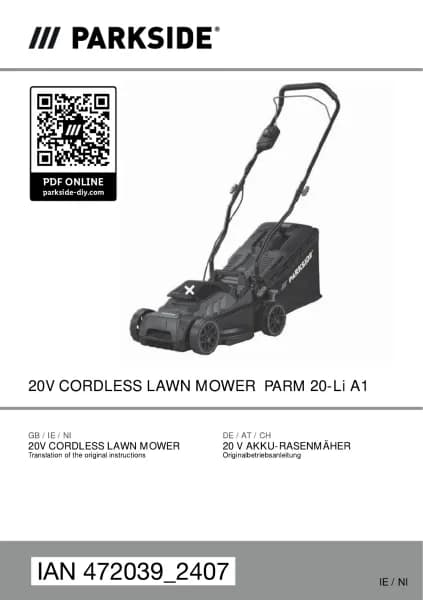 Parkside PARM 20-Li A1
