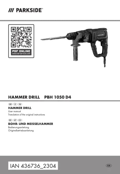 Parkside PBH 1050 D4