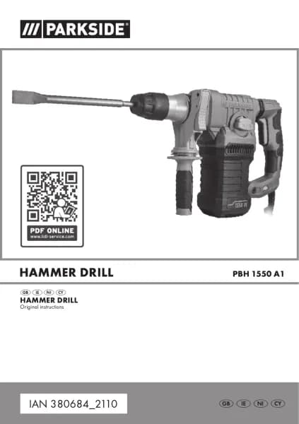 Parkside PBH 1550 A1