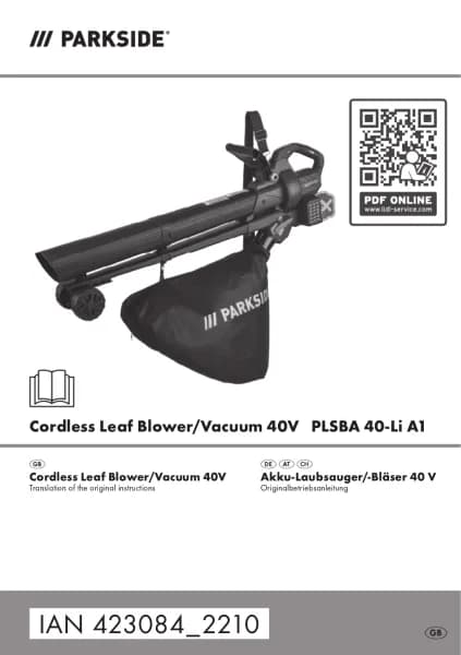 Parkside PLSBA 40-Li A1