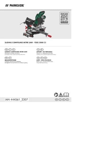 Parkside PZKS 2000 C3