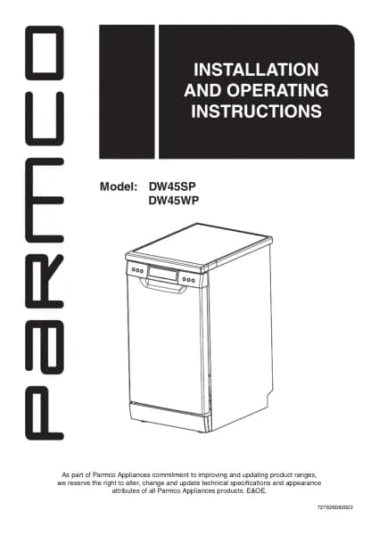 Parmco DW45SP
