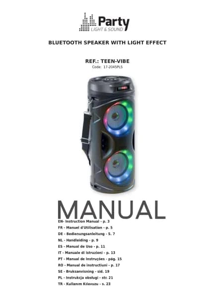 Party Light & Sound TEEN-VIBE