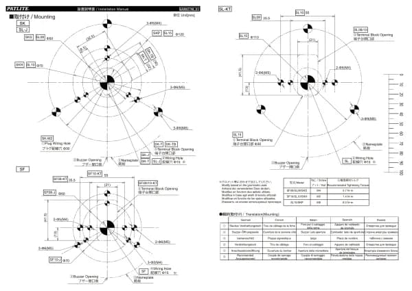 PATLITE SL08-M2KTB