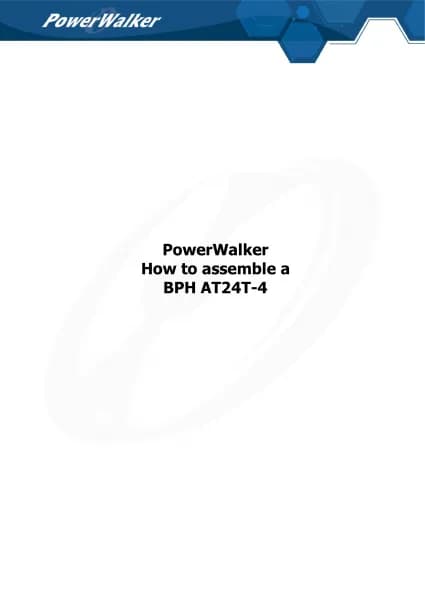 PowerWalker BP AT24T-4x9Ah
