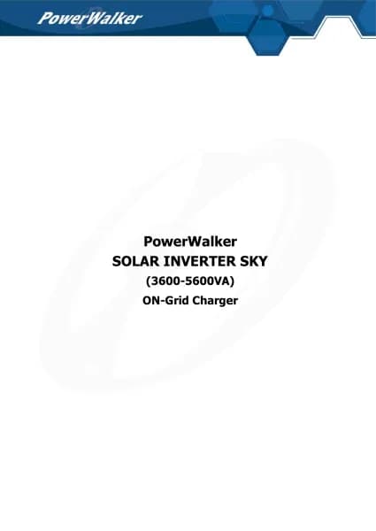 PowerWalker Solar Inverter 3600 SKY