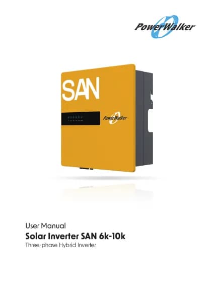 PowerWalker Solar Inverter 6k SAN 3/3