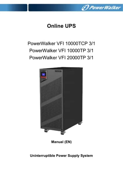 PowerWalker VFI 10000TCP 3/1