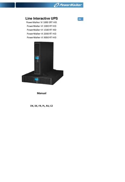 PowerWalker VI 1500 RT HID