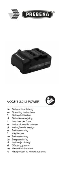 Prebena AKKU18-2,0-Li-POWER