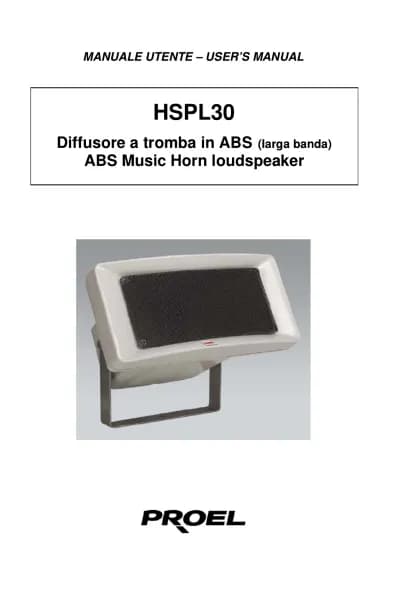 Proel HSPL30