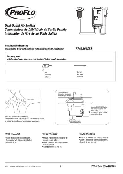 ProFlo PFAS202ZSS