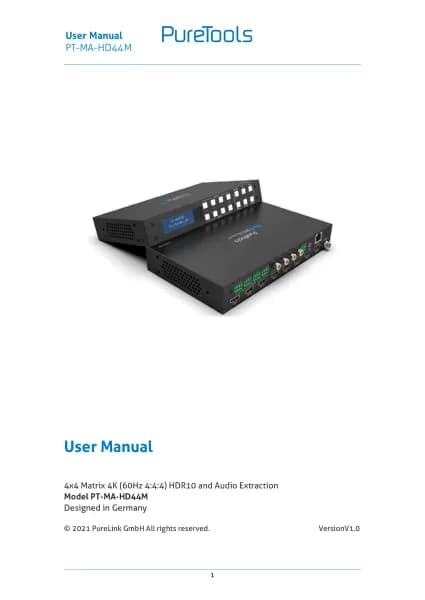 PureLink PureTools PT-MA-HD44M