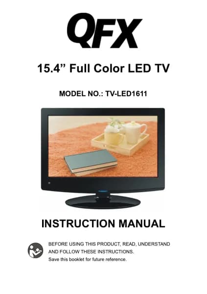 QFX TV-LED1611
