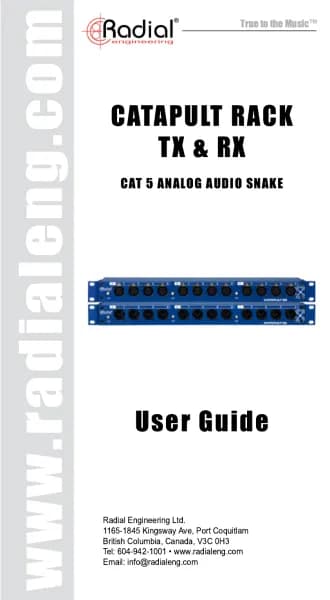 Radial Engineering Catapult Rack TX