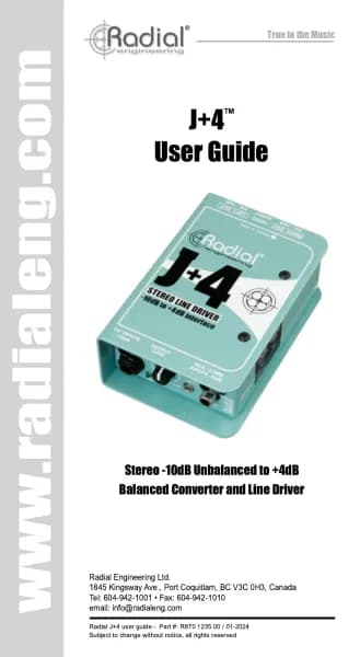 Radial Engineering J+4