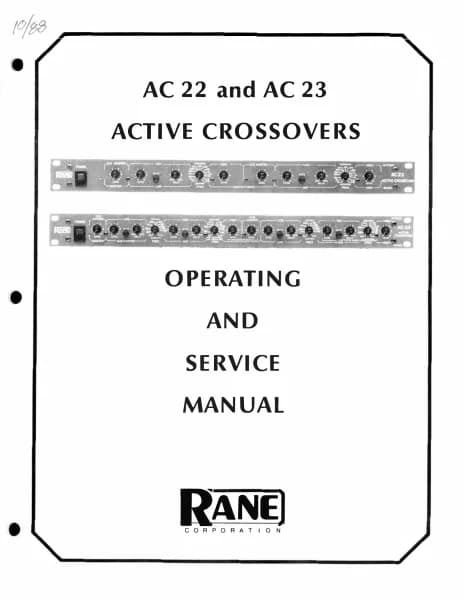 Rane AC 22