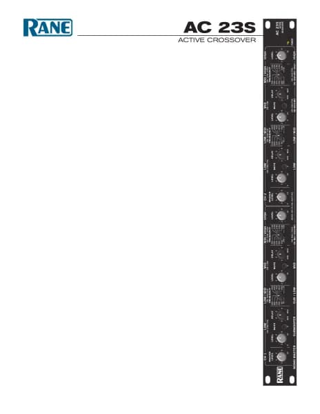 Rane AC 23S